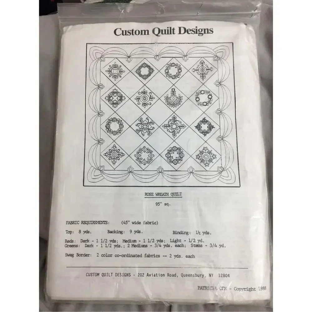 Vintage Custom Quilt Design Pattern